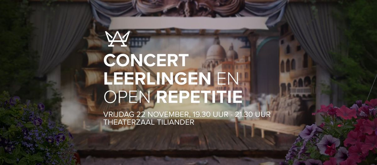 Concert leerlingen & open repetitie