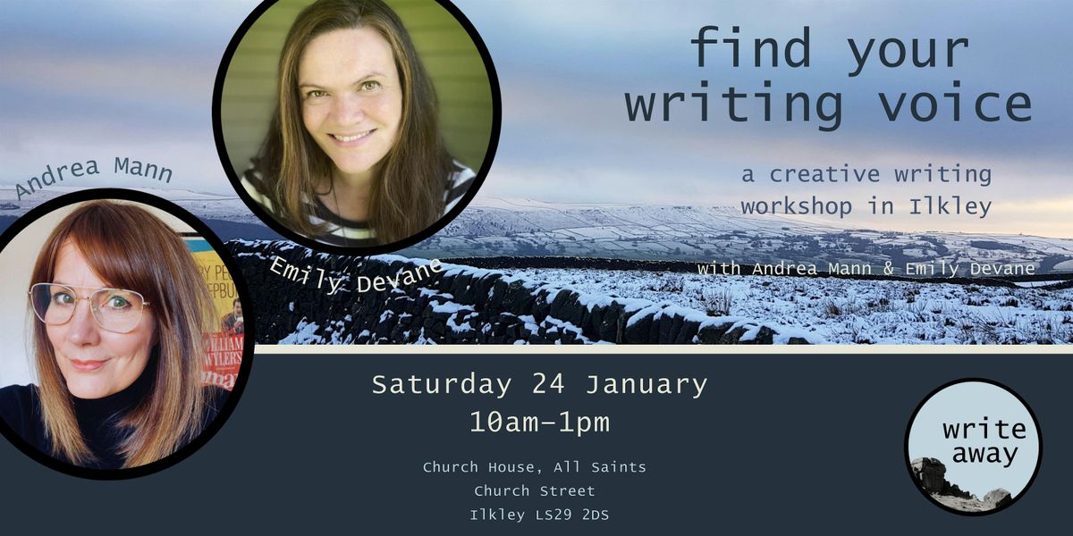 Write Away in Ilkley: Find Your Writing Voice Workshop