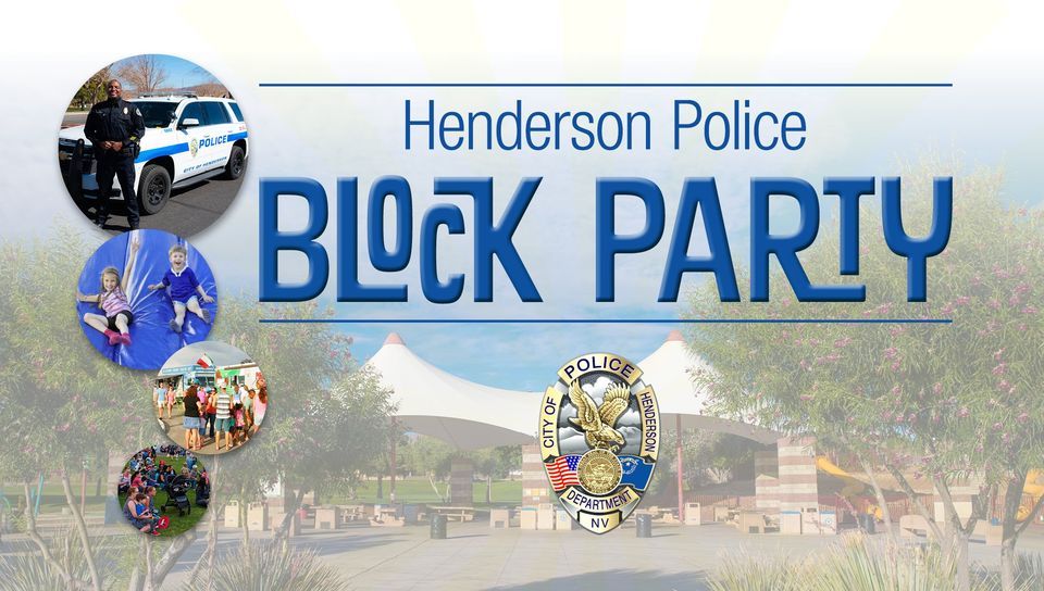 Henderson Police Block Party at Mission Hills Park