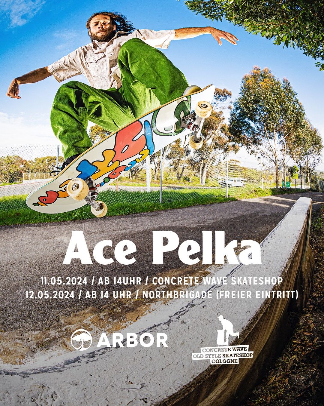 Ace Pelka x Concretewave Skateshop x Arbor x Northbrigade