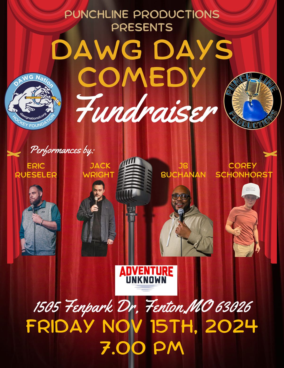 DAWG Days Comedy Fundraiser