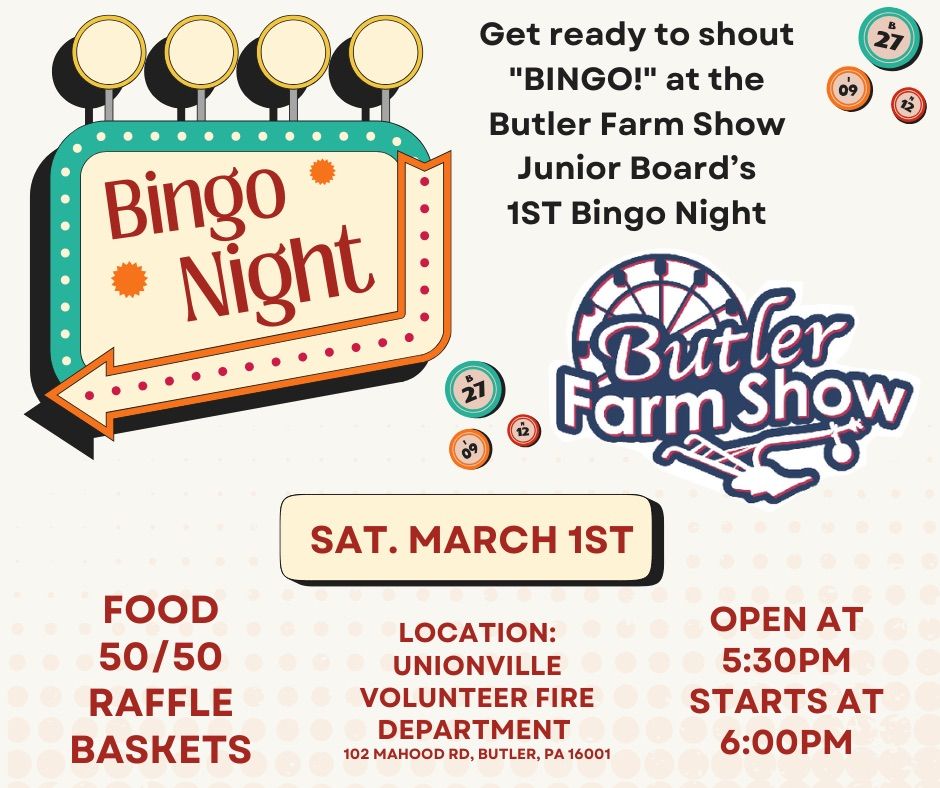 Butler Farm Show Junior Boards Bingo Night