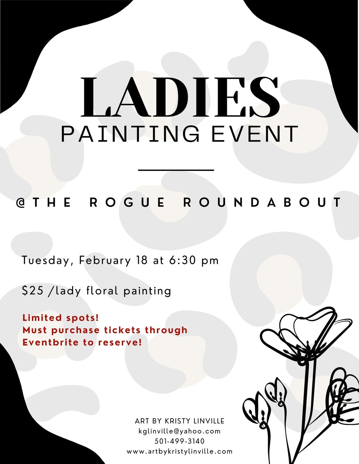 Ladies Painting Event | Art by Kristy Linville