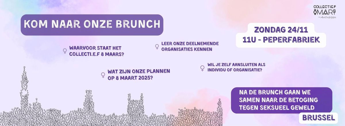 Brunch Collecti.e.f 8 Maars 