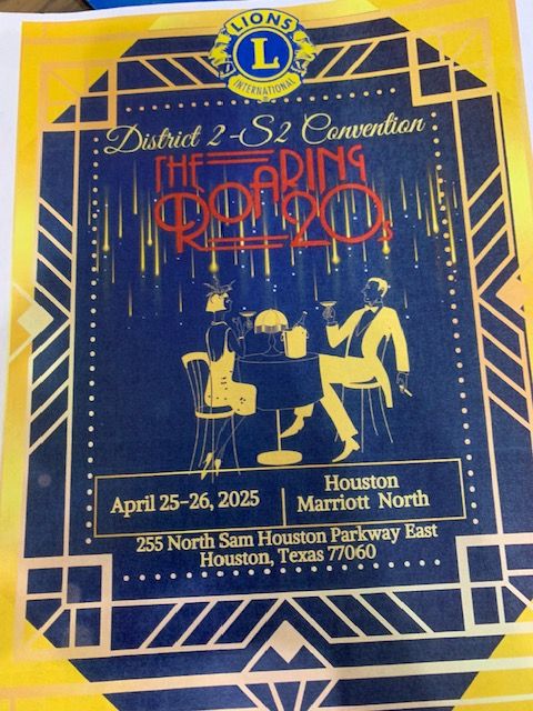 District 2-S2 Convention   The Roaring 20s