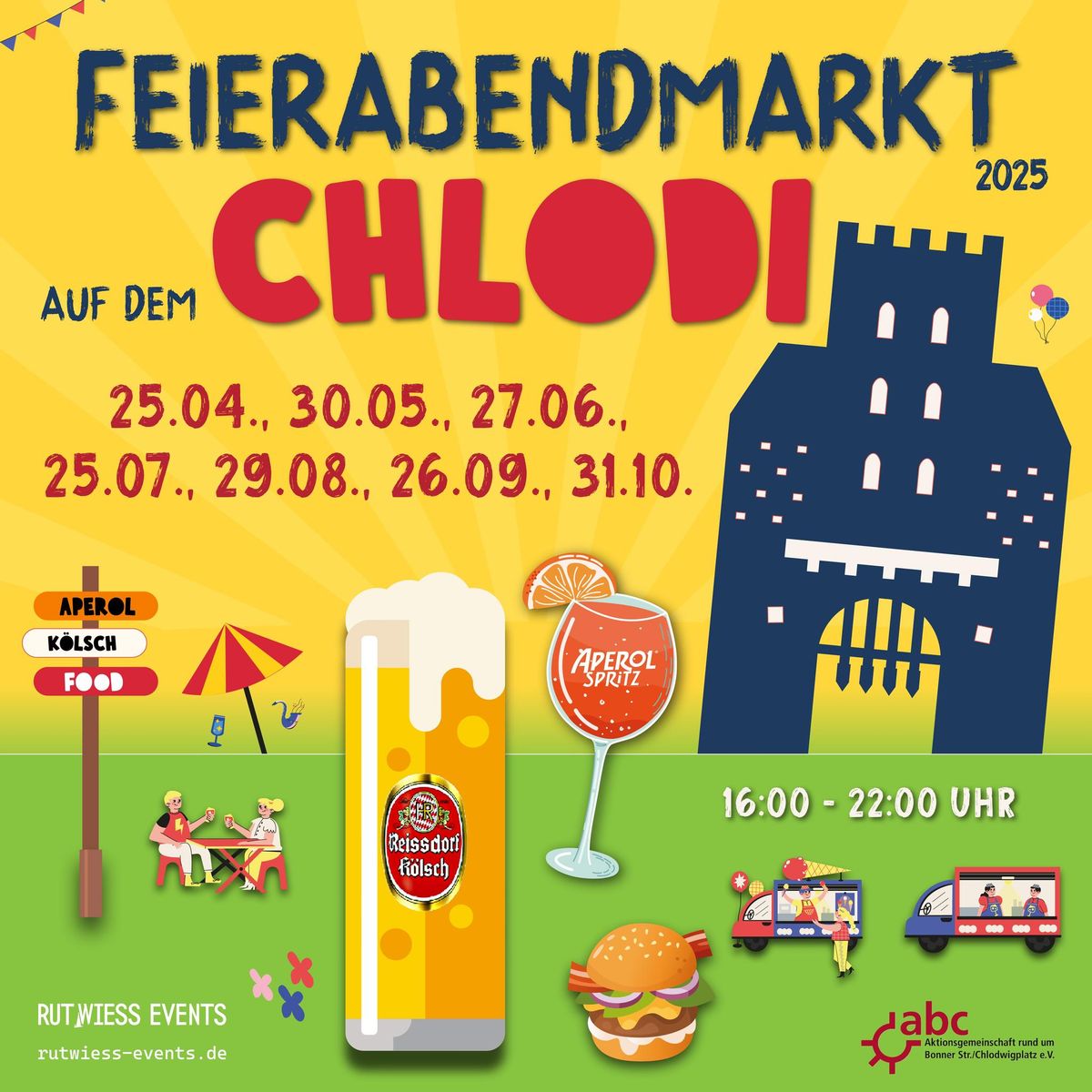 Feierabendmarkt auf dem Chlodwigplatz