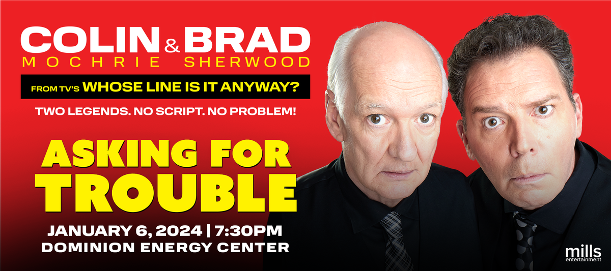 Colin Mochrie and Brad Sherwood at Palace Theatre Manchester