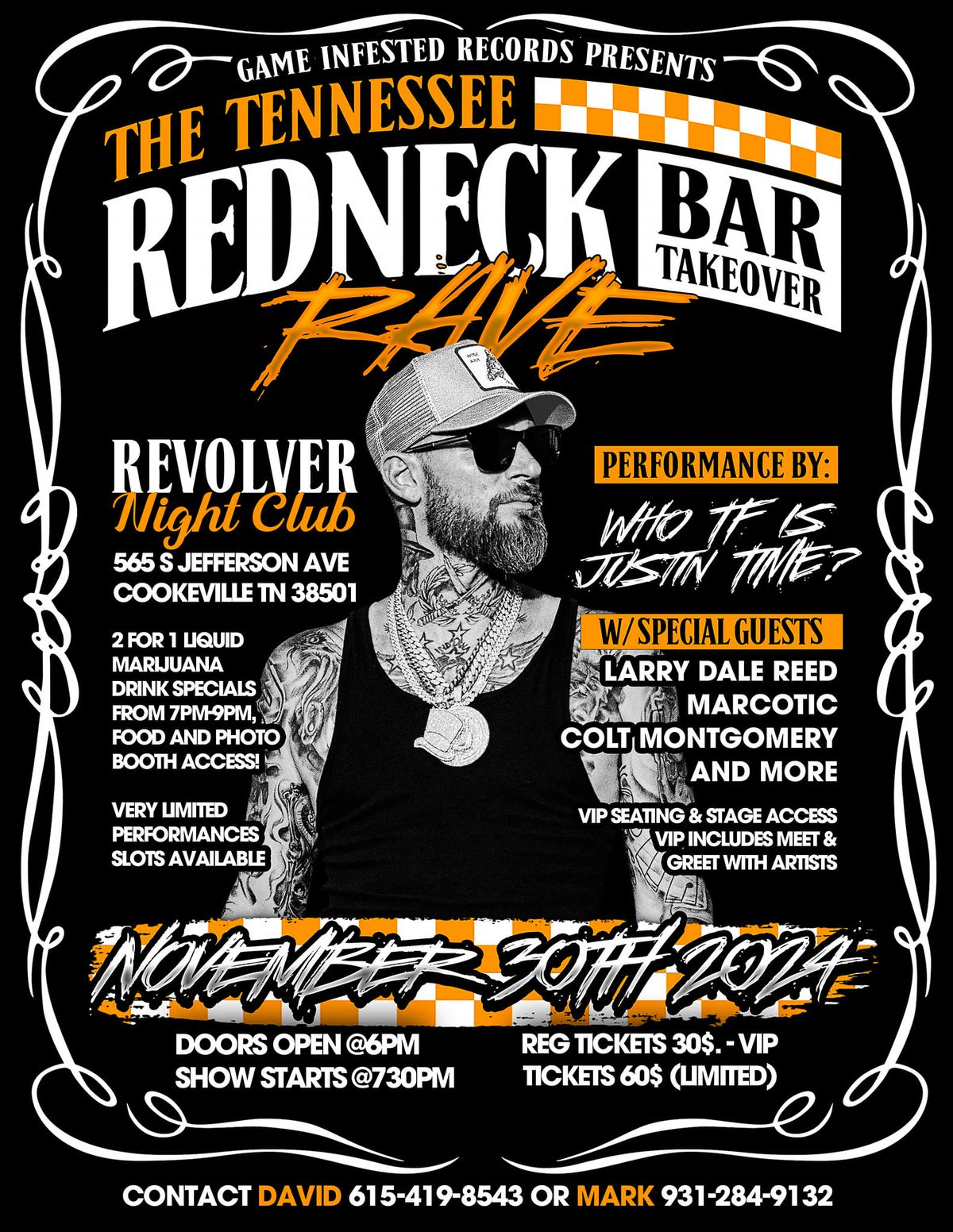 WHO TF IS JUSTIN TIME? REDNECK RAVE TENNESSEE BAR TAKEOVER 