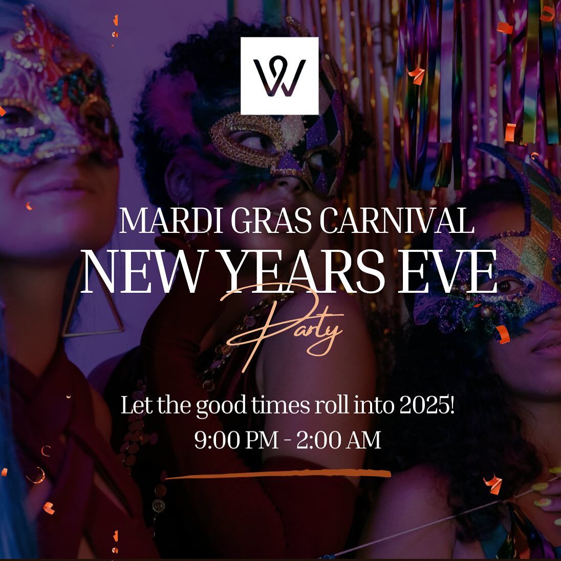 New Year's Eve Mardi Gras Party!