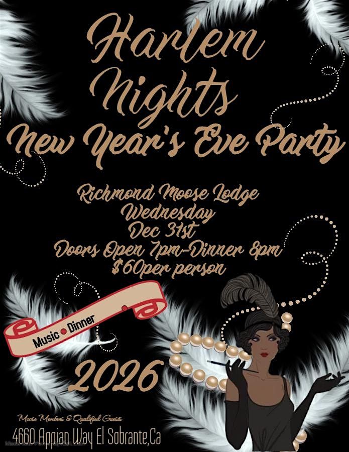 New Years Harlem Nights Event
