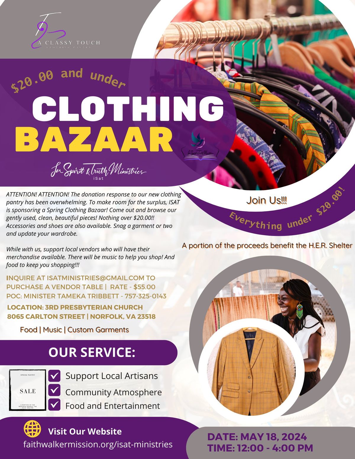 A Classy Touch Clothing Bazaar - $20 and under