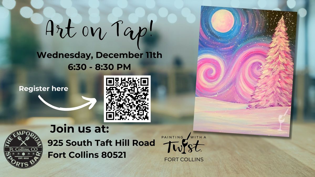 Art on Tap: Join us at The Emporium Sports Bar!