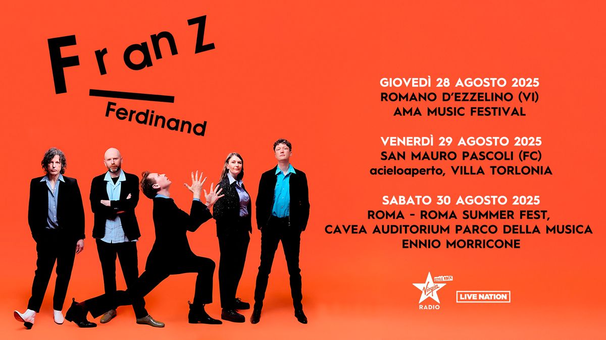 Franz Ferdinand in concerto a San Mauro Pascoli