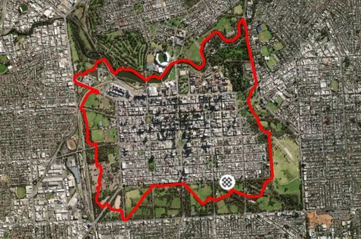 Park Lands loop Collective 16km walk OR run OR ride