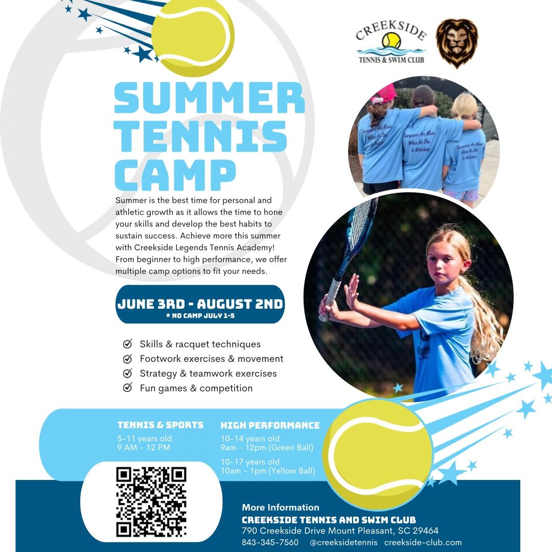 Summer Junior Tennis Camps Begin!