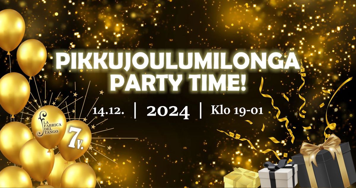 Pikkujoulumilonga - Party time!