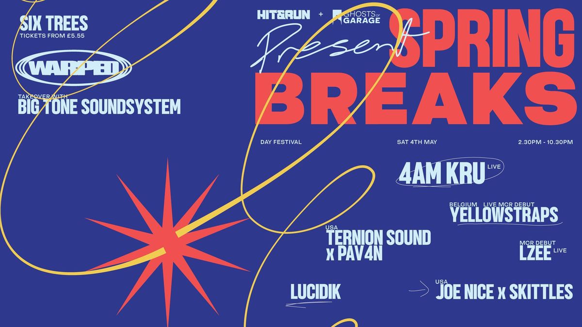 HIT & RUN and GHOSTS OF GARAGE presents "Spring Breaks" with 4am Kru, Yellowstraps, Ternion Sound