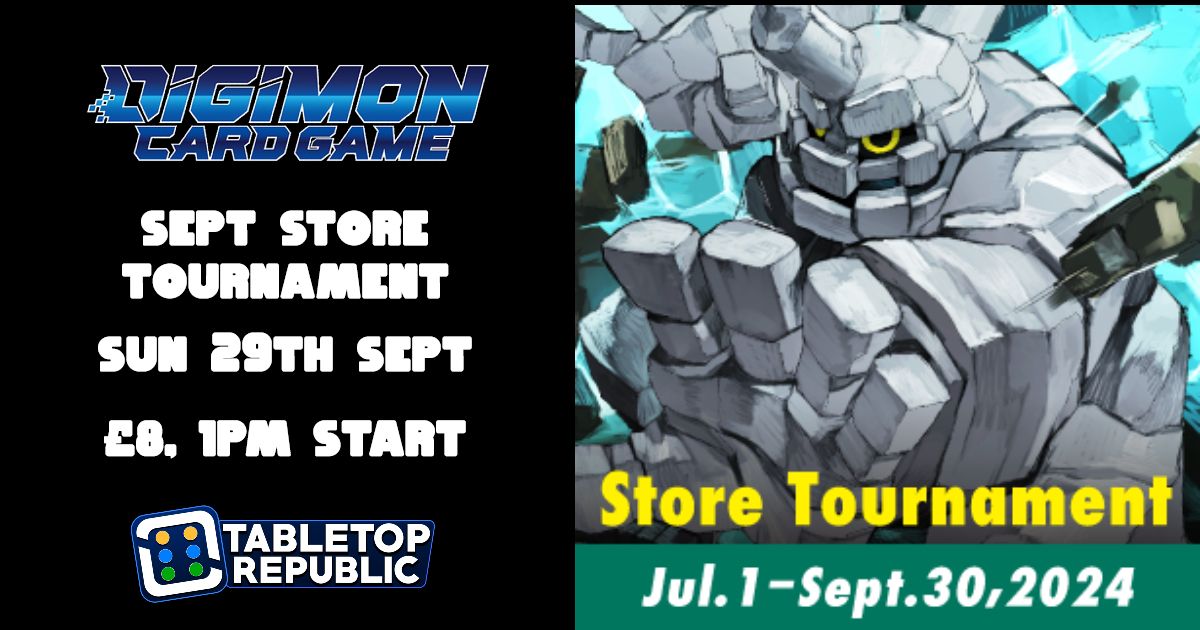 Digimon: September Store Tournament