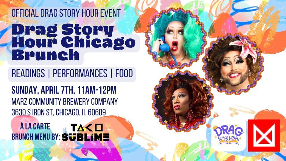 Drag Story Hour Chicago Brunch -Marz Brewery