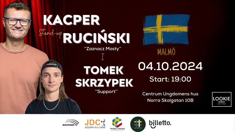 Stand-up Malm\u00f6 - Kacper Ruci\u0144ski + Tomek Skrzypek