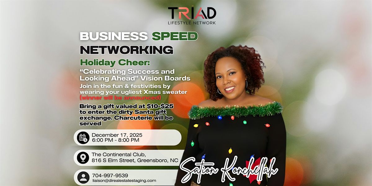 Holiday Business Speed Networking & Vision Board Mixer