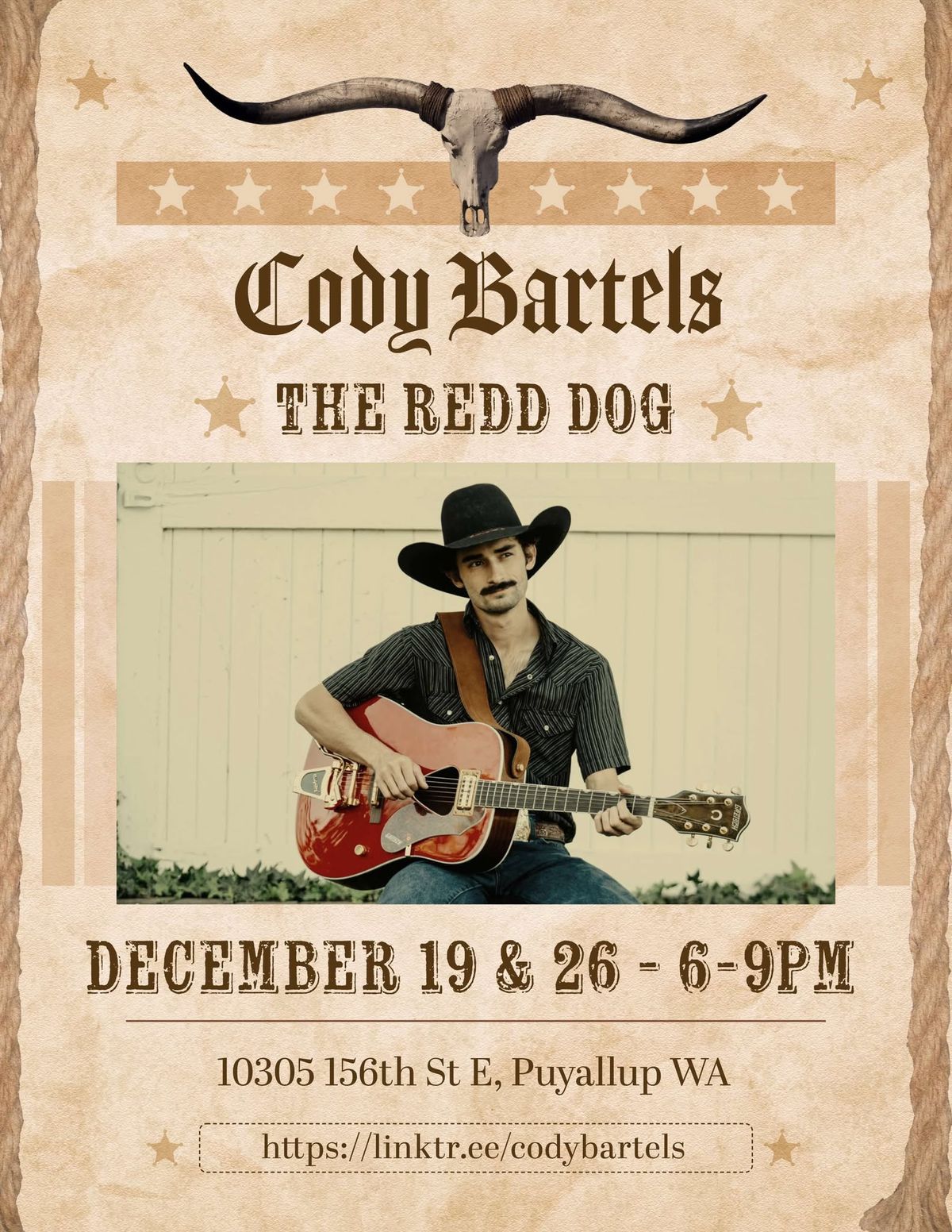 Cody Bartels at The Redd Dog - Puyallup