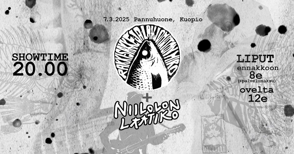 Rakki-Sakke ja Lahjomaton Miro + Niilolon laatiko @ Pannuhuone, Kuopio