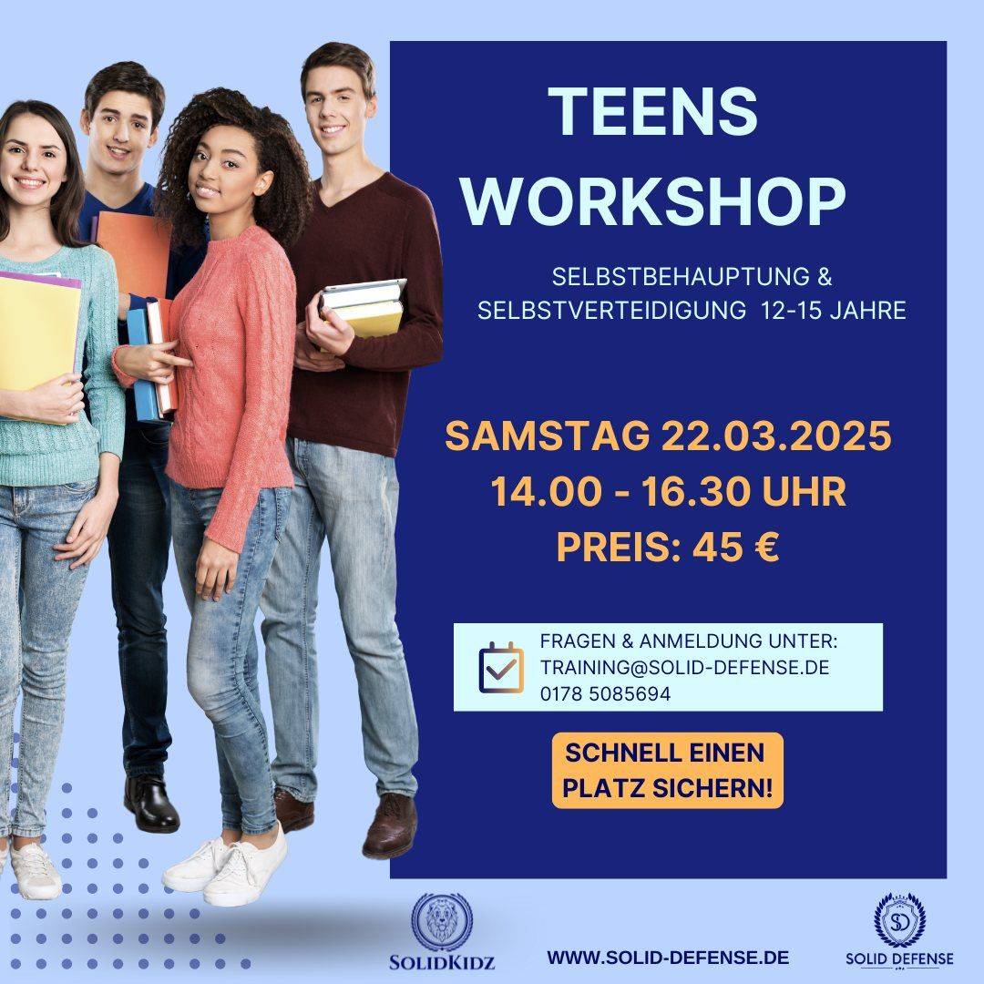 Workshop: Selbstverteidigung f\u00fcr Teens