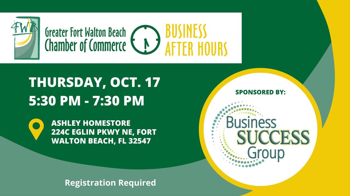 Business After Hours sponsored by BSG Committee at Ashley HomeStore