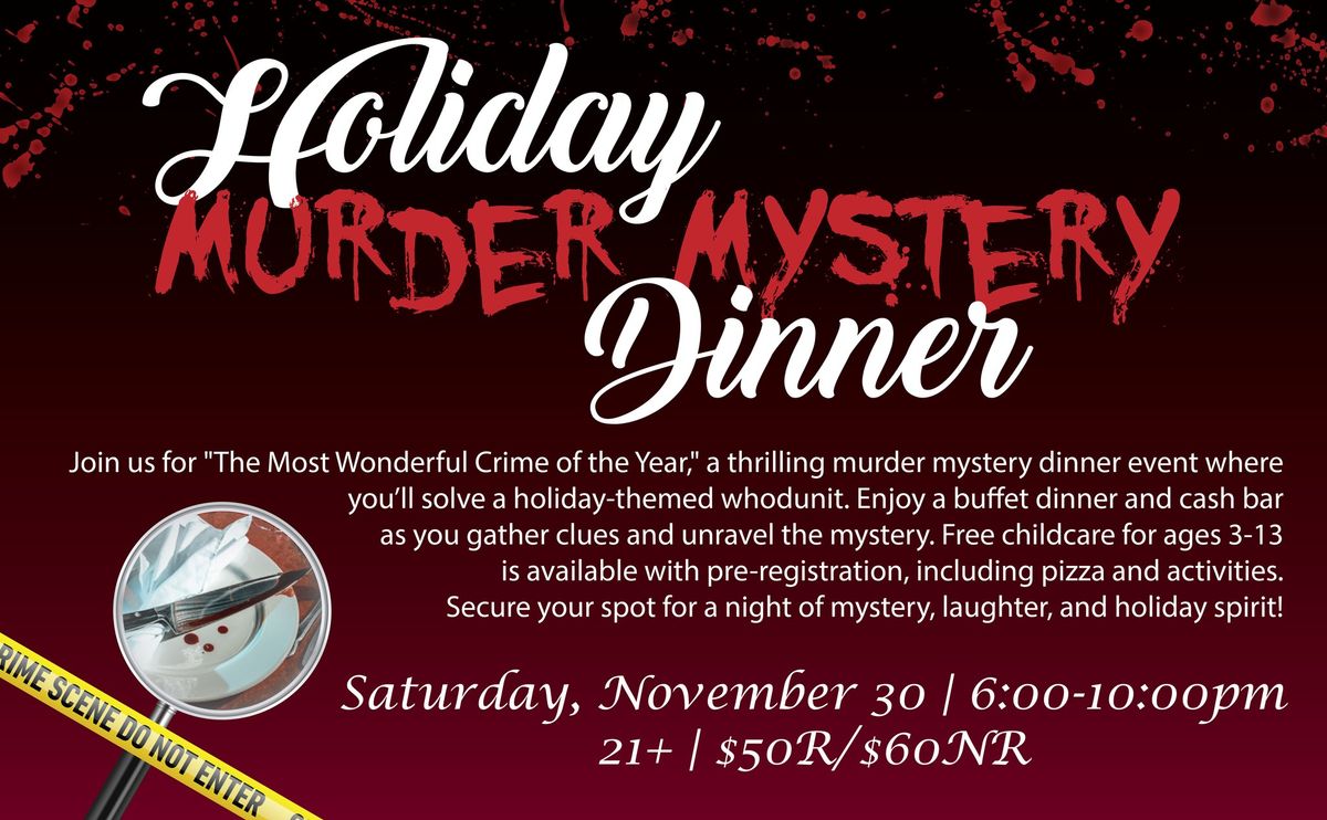 Holiday Murder Mystery Dinner