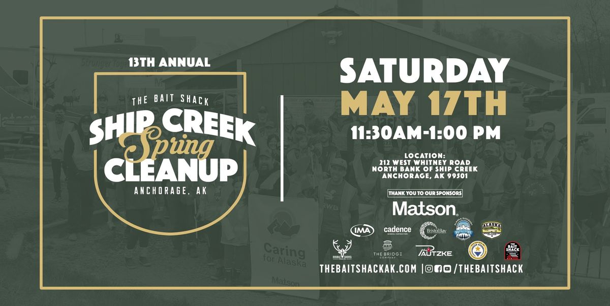 2024 Annual Ship Creek Spring Cleanup