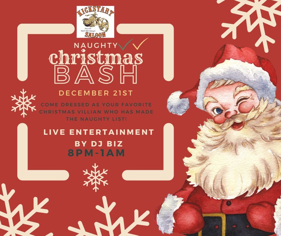 Kickstart Saloon\u2019s Naughty Christmas Bash!!! \ud83c\udf84