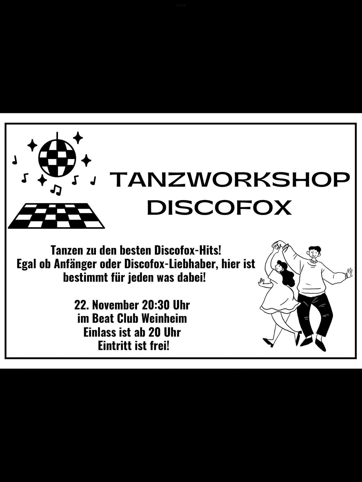 Tanzworkshop Discofox