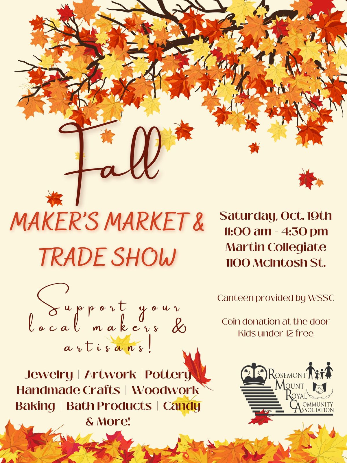 RMRCA Fall Maker's Market & Tradeshow