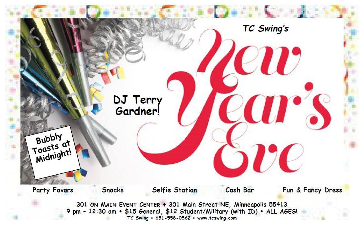 TC Swing's New Year's Eve Dance with DJ Terry Gardner