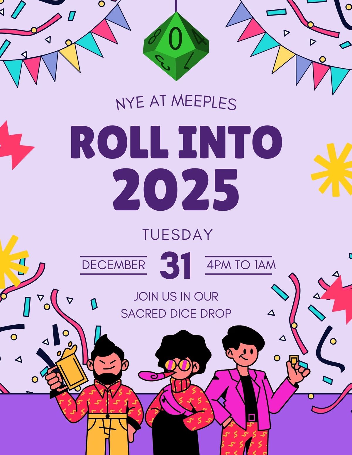 Roll into 2025: NYE @ Beer for the Meeples