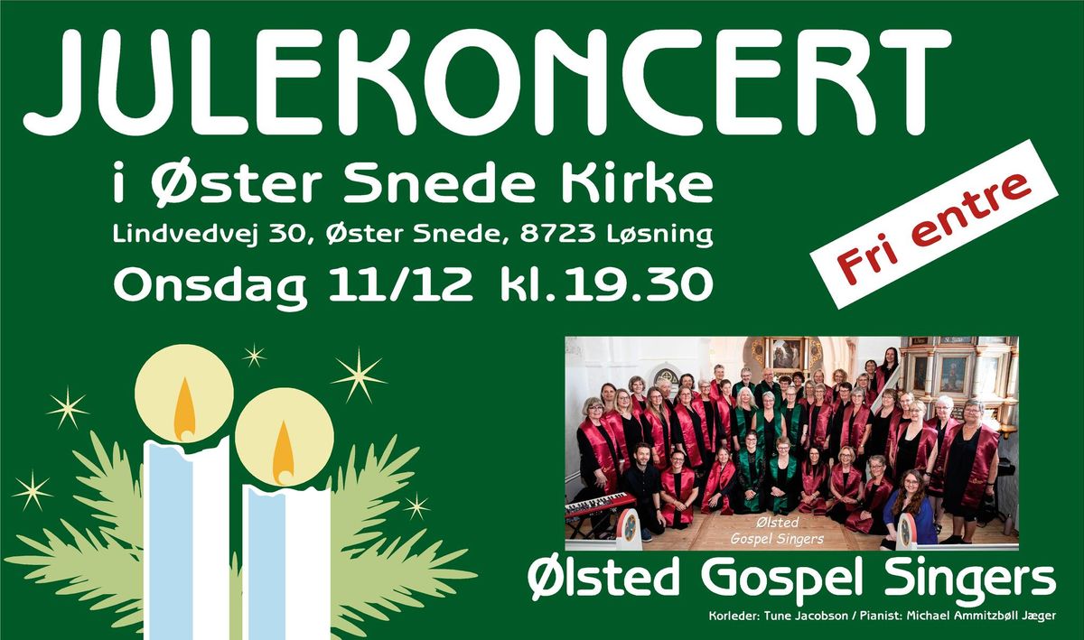 Julekoncert med \u00d8lsted Gospel Singers