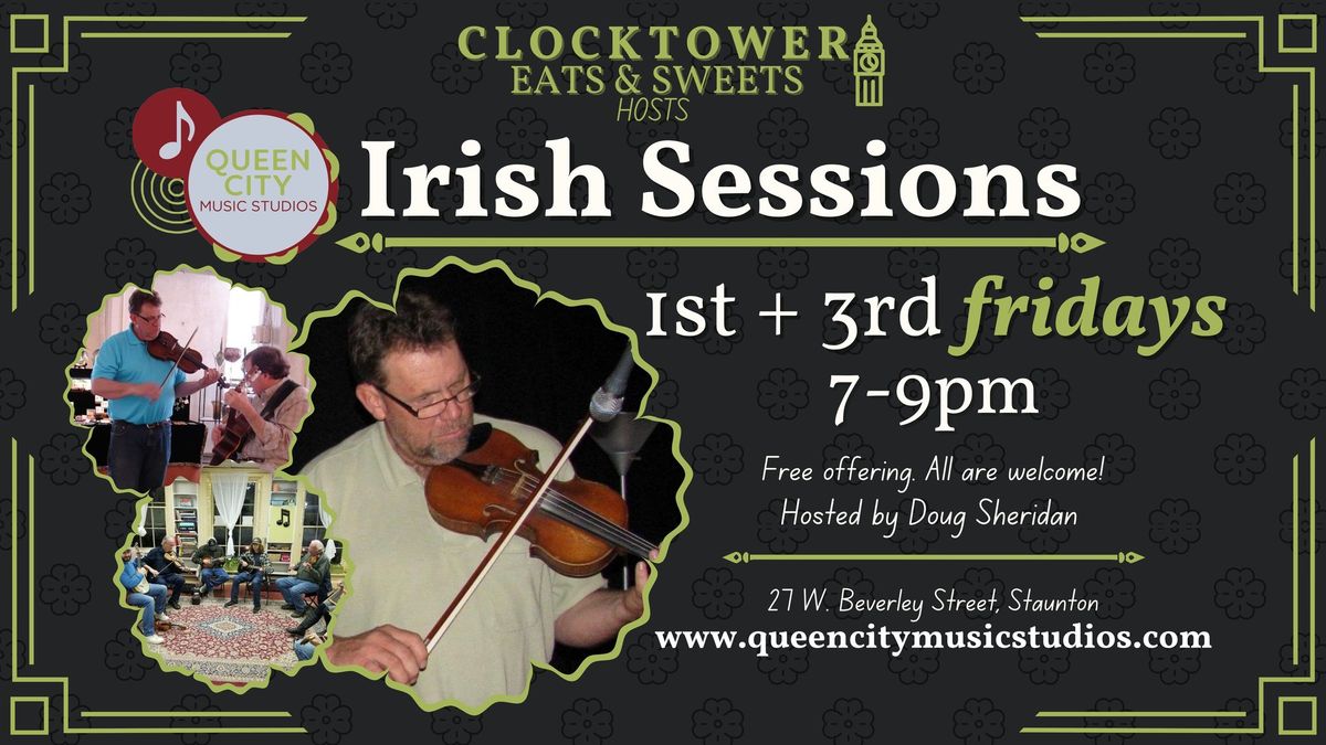 'Irish Sessions' at Clocktower | Hosted by Doug Sheridan + Queen City Music Studios