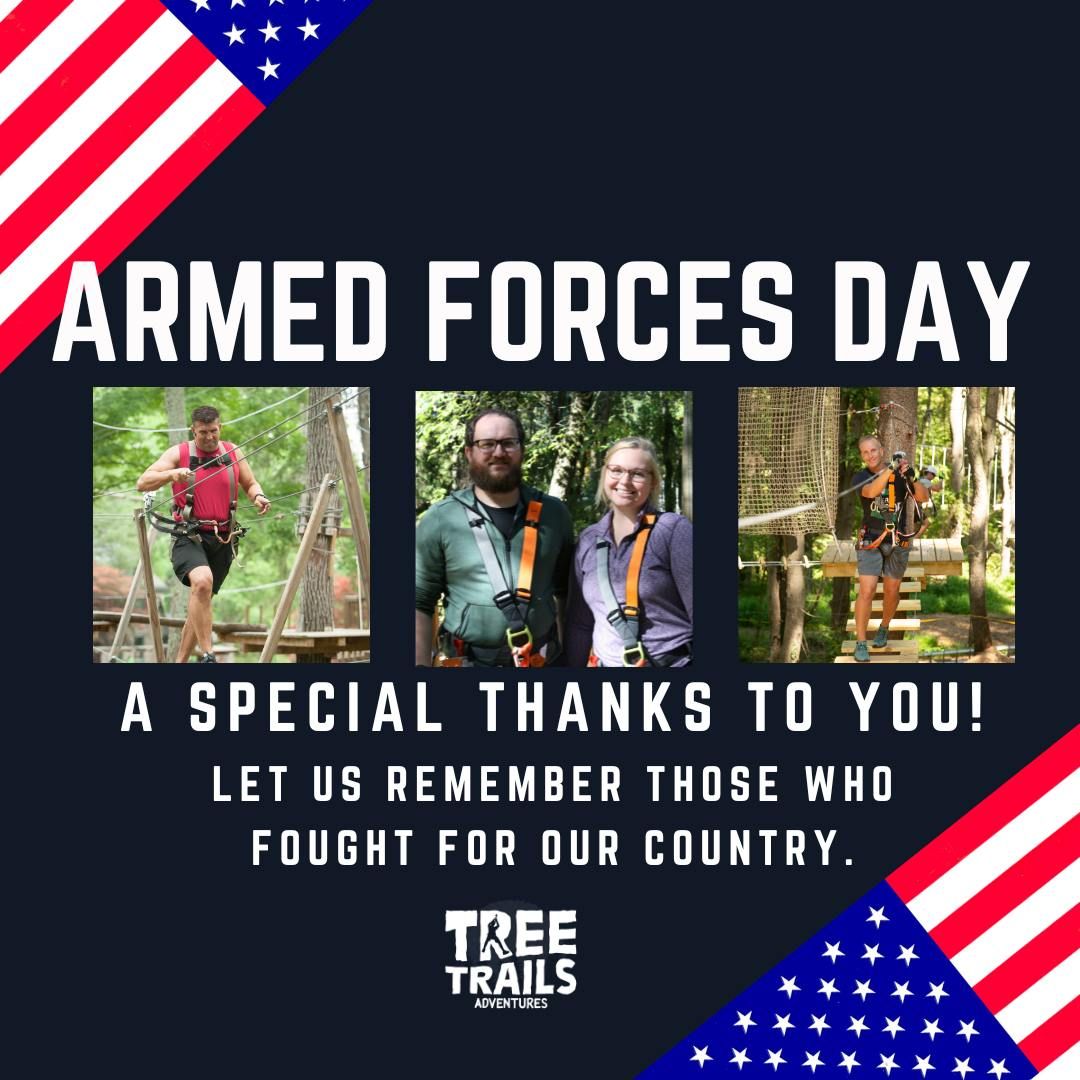 Salute to Our Heroes: Armed Forces Day Celebration at TreeTrails Adventures