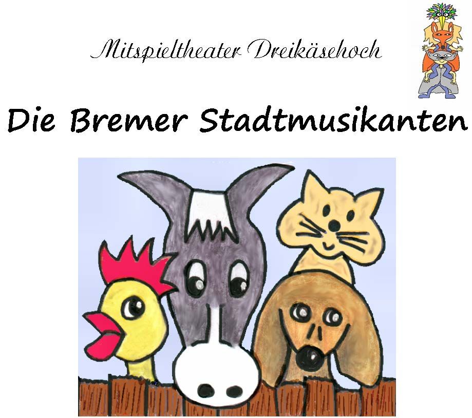 Kindertheater im MAXIE-Treff - \u201eDie Bremer Stadtmusikanten\u201c