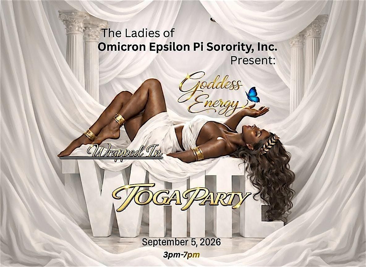 Party With A Purpose: Wrapped in All White-A Greek Toga Party