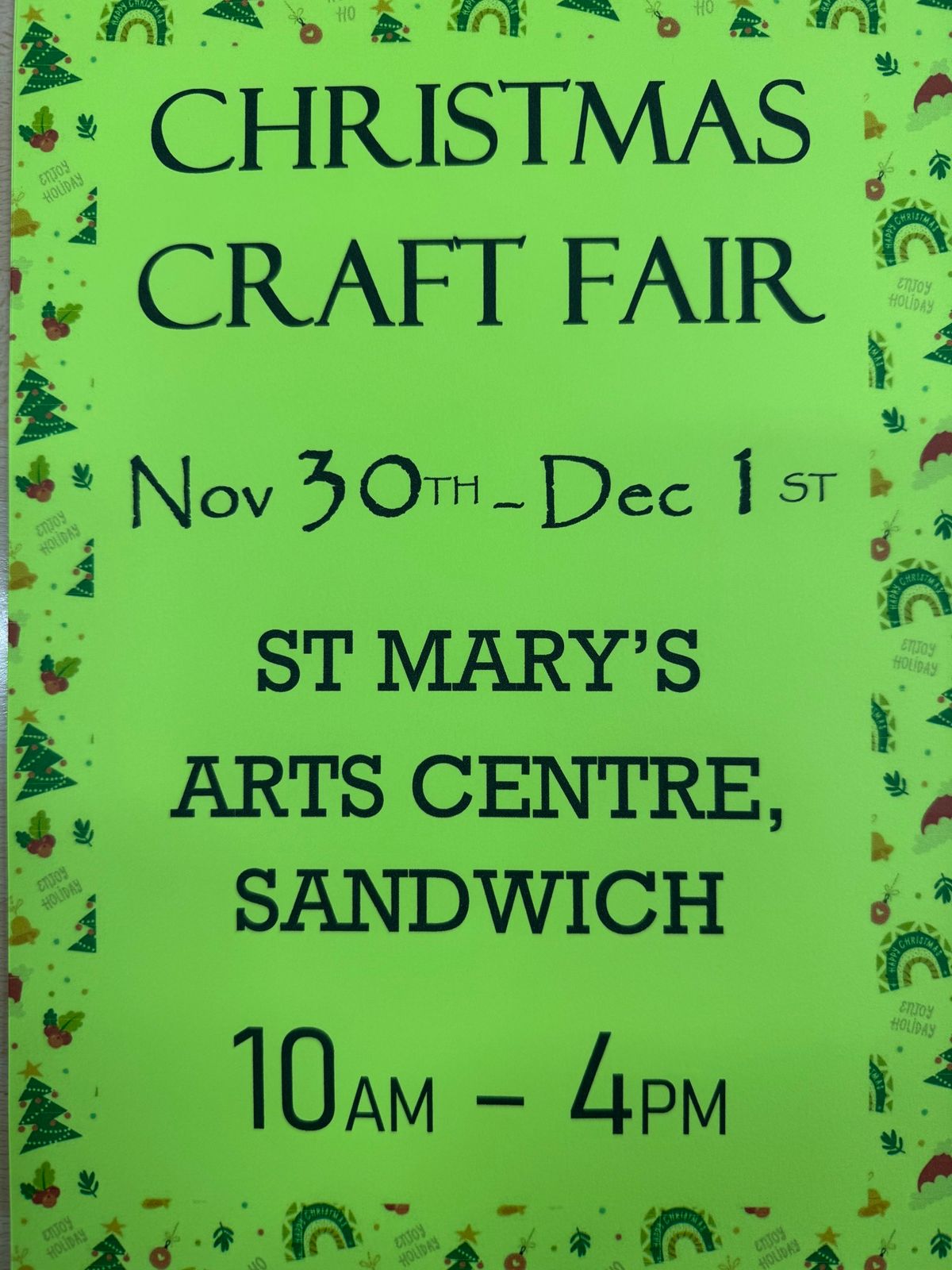 Christmas Craft Makers Market