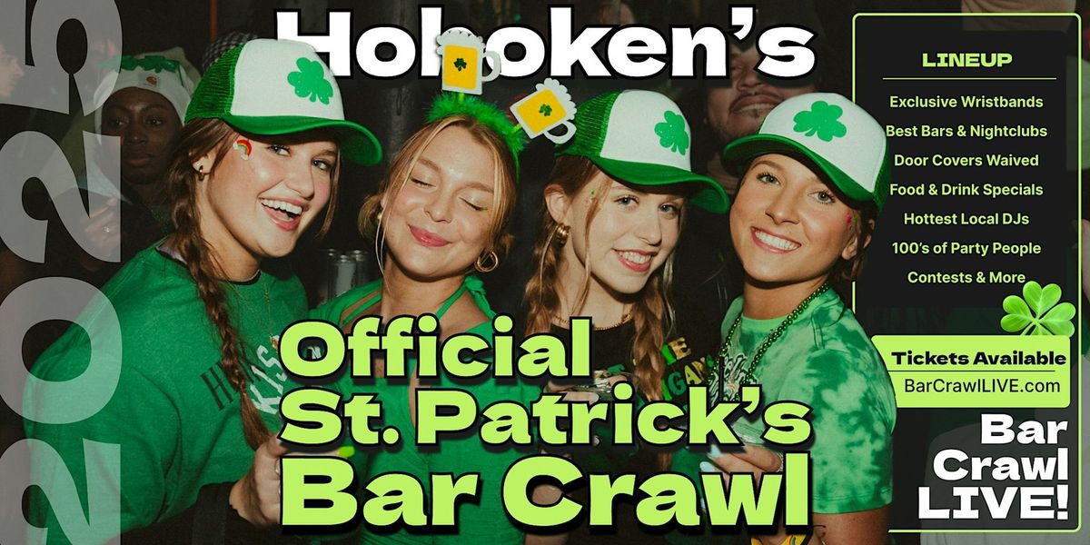 2025 Official Hoboken St Patricks Day Bar Crawl By Bar Crawl LIVE