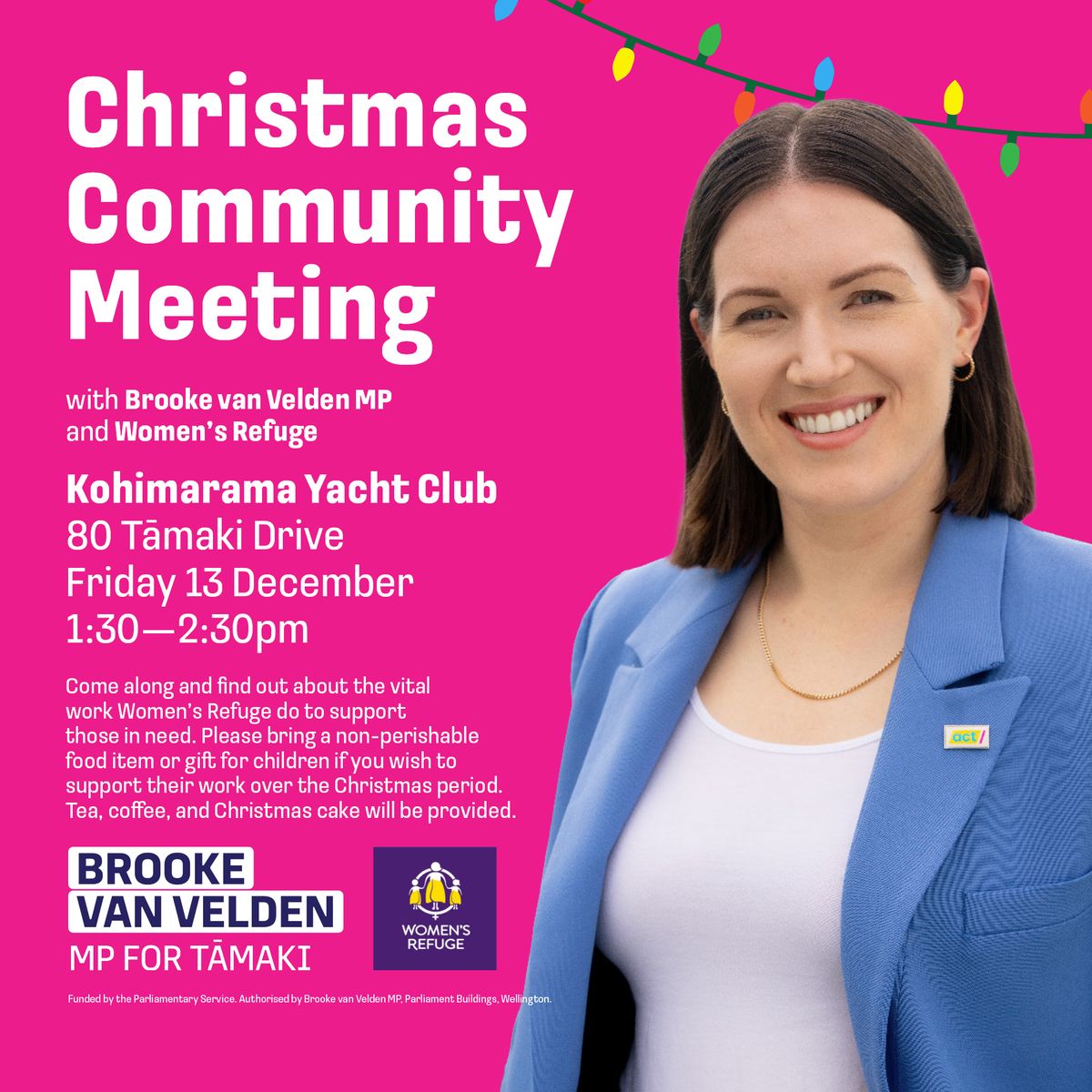 Christmas Community Meeting