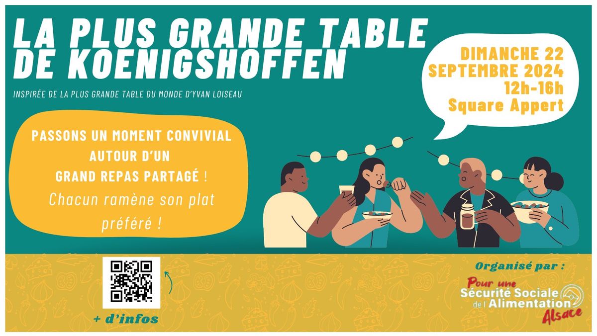 La plus grande table de Koenigshoffen