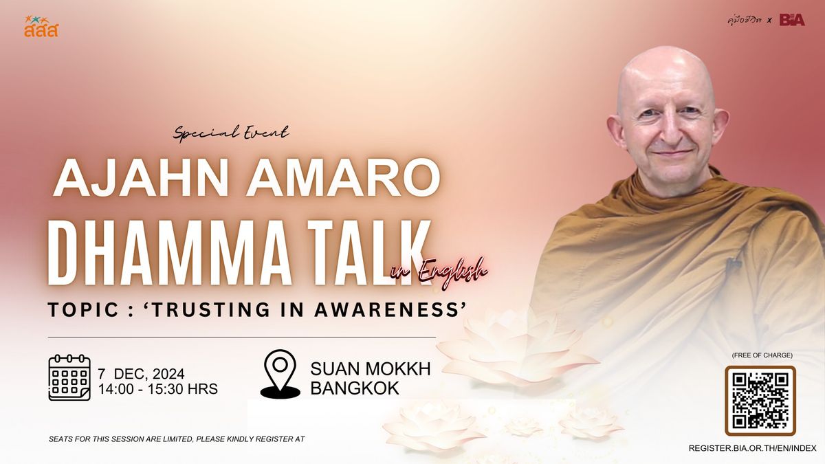 Dhamma Talk with Q&A (in English) by Ajahn Amaro