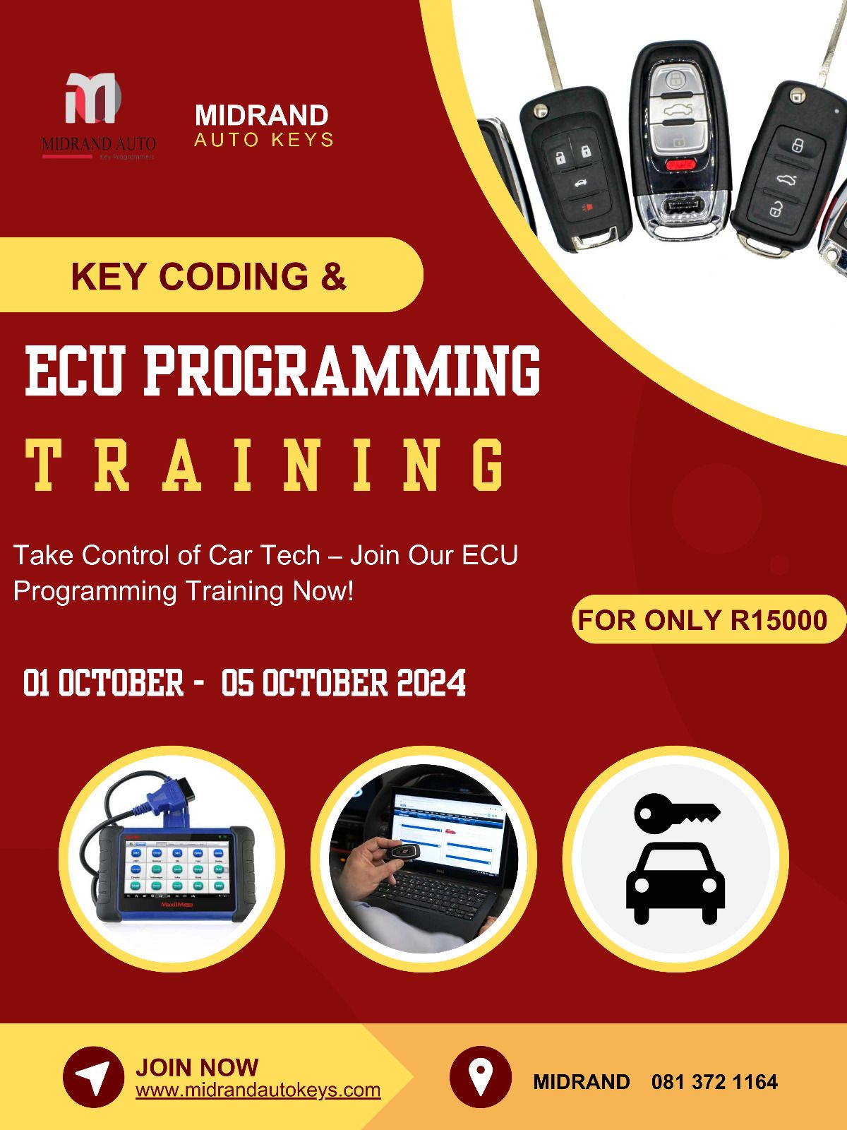 MIDRAND AUTO KEY n ECU PROGRAMMING TRAINING 2024