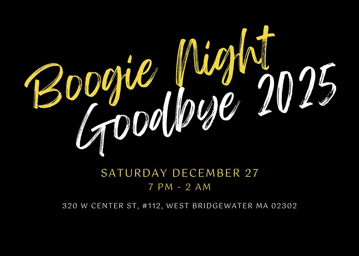 Boogie Night - Goodbye 2025!