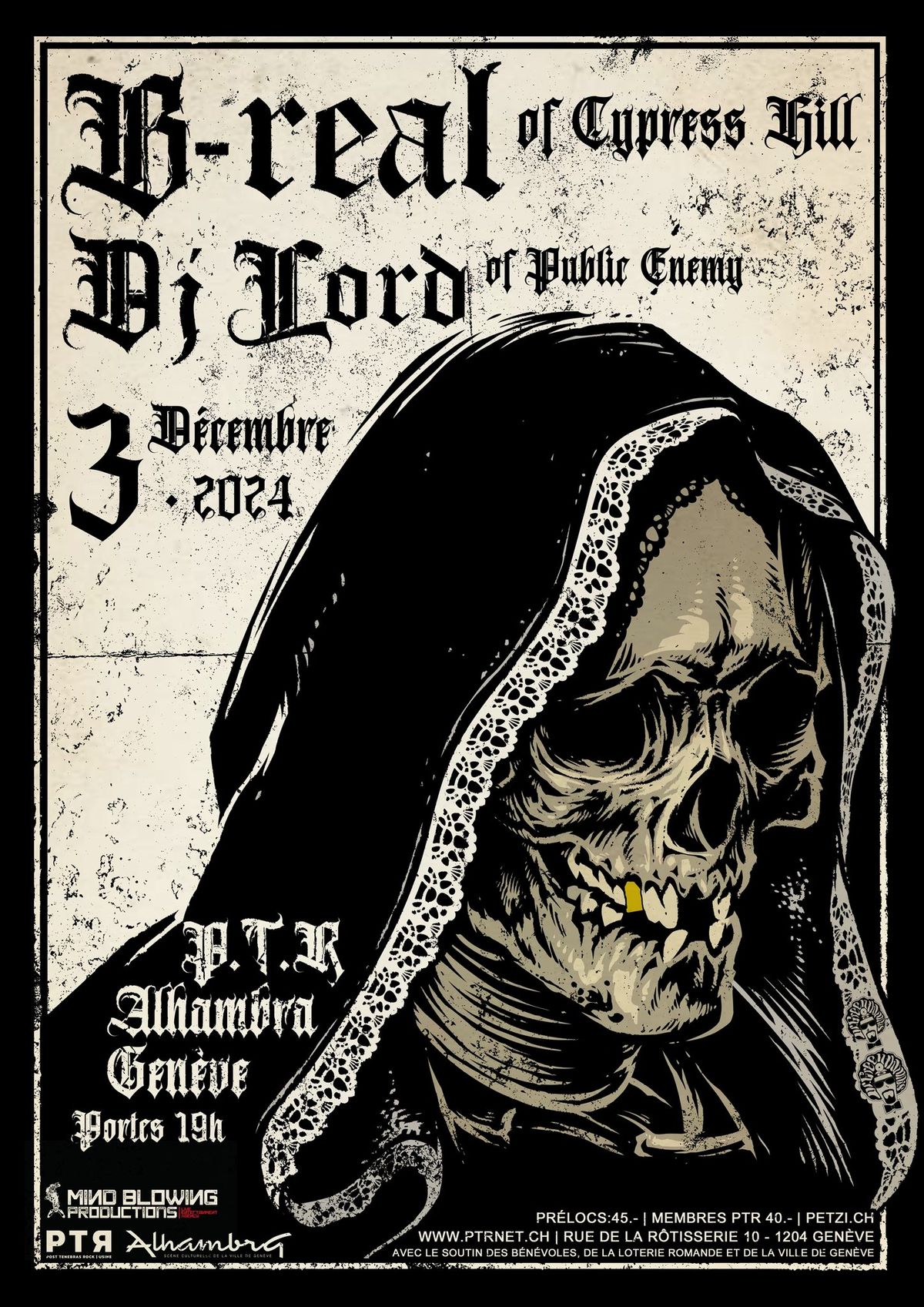 B-REAL of CYPRESS HILL feat DJ LORD (PUBLIC ENEMY) | PTR ALHAMBRA GEN\u00c8VE