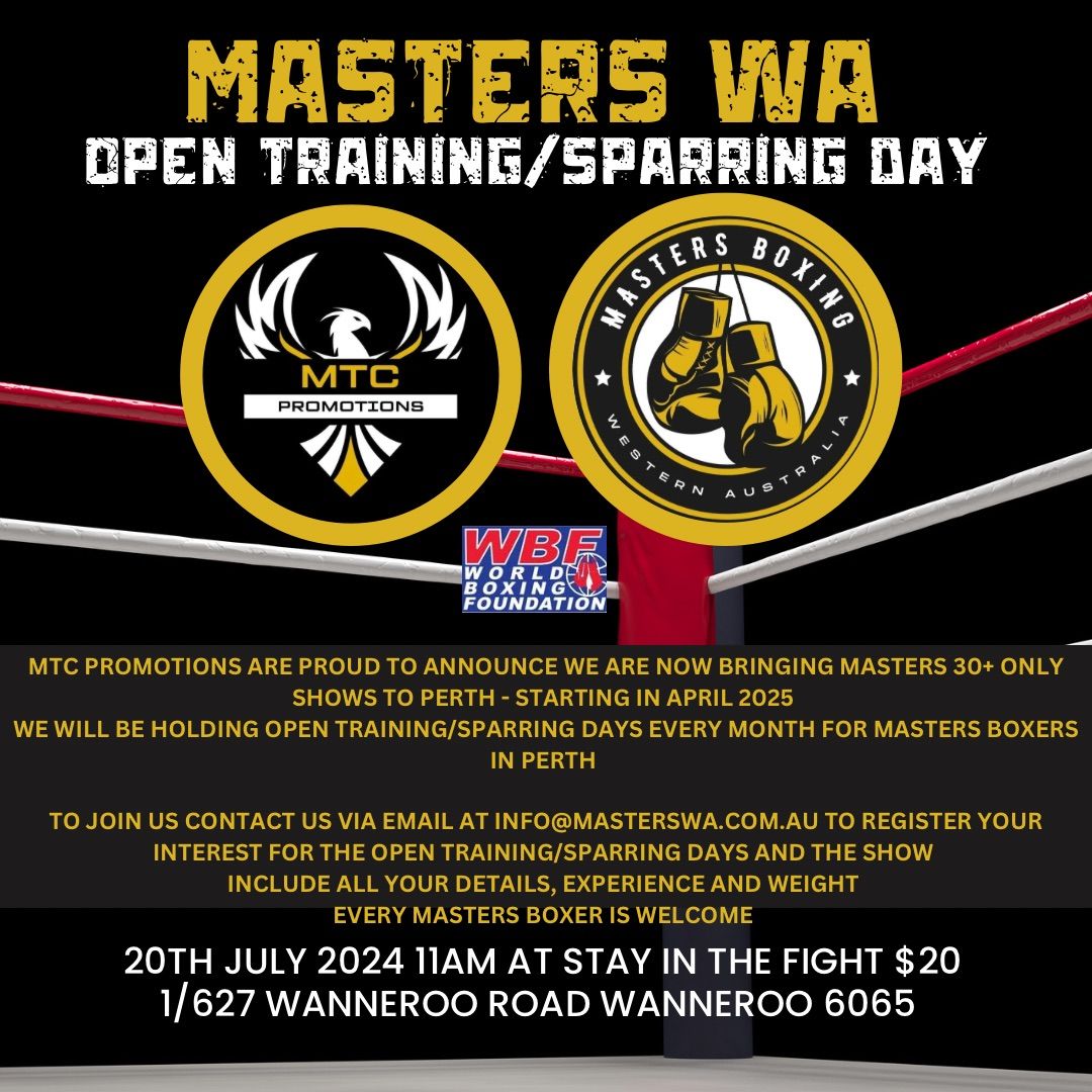 Masters open sparring day 